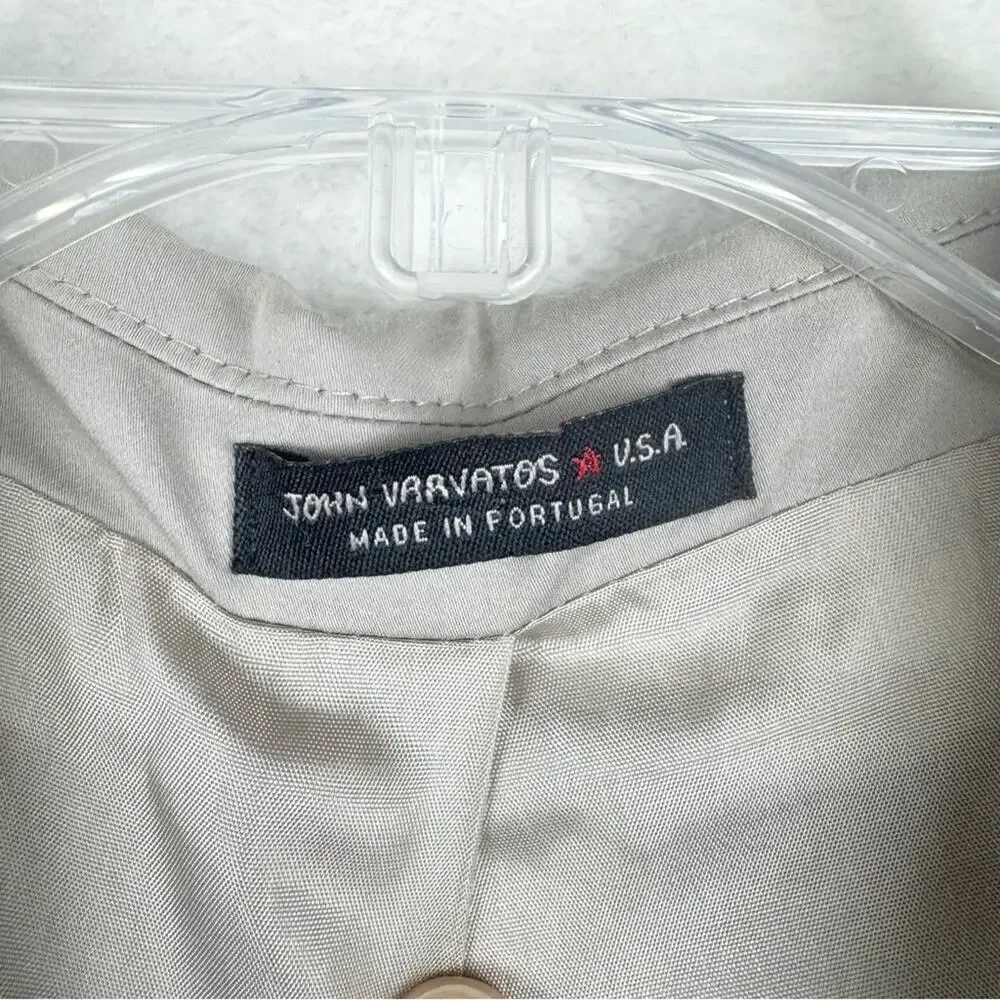 John Varvatos Star USA Loft Trim Fit Sport‎ Coat Double Button Beige Size 40R